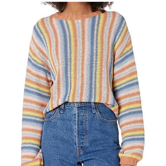 Billabong Seeing Double Relaxed Fit Crewneck Sweater size small - Picture 2 of 8